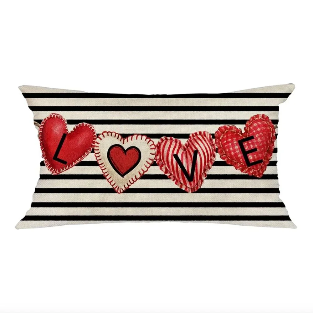 12X20 Inch Valentines Day Pillow Cover